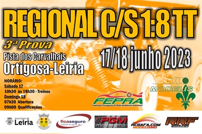 3ª Prova Campeonato Regional Centro/Sul 1/8 TT 2023